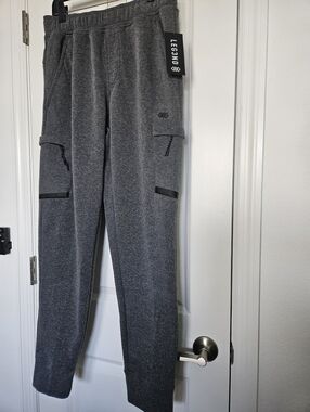 NWT Men's LEG3ND Charcoal Heather Fleece Jogger Pants Size Small